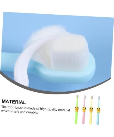 Beavorty 4-Pack Cartoon Toothbrushes for Kids | Manual Travel Oral Care | Ideal Baby Toothbrush - Buy Online on GoSupps.com