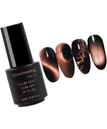Minkissy Women Nail Gel Nail Magnet Cat Eye Magnet Shimmer Nail Polish Cat Eye Nail Varnish Flash Suit Magnetic Nail Varnish Black Gel Magnets Gel Polish Nail Jade 5d Cat Eye Gel Picture 10 - Buy Online on GoSupps.com