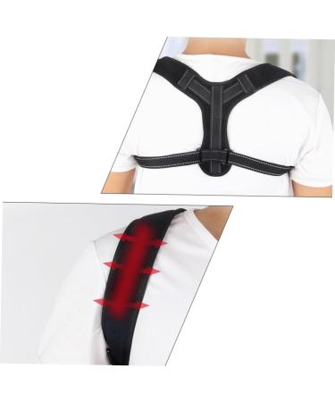 FOMIYES Black Belt Shoulder Posture Brace | Posture Trainer & Harness for Enhanced Alignment - Buy Online on GoSupps.com