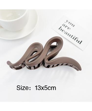 4-Piece Large Wave Hair Clips - 13cm Slip-Resistant Jaw Clips for Thick Hair | Stylish Hair Accessories for Women & Girls - Buy Online on GoSupps.com