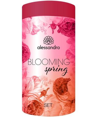 alessandro BLOOMING SPRING SET - Hand Cream and Nail Oil - Intensive Hand Care - Floral Fragrance - Buy Online on GoSupps.com