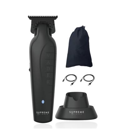 Supreme Trimmer Vader Trimmer ST3778 | Barber Liner Mens Beard Trimmer (210 Min Run Time) DLC T Blade Cordless Hair Clippers | Black