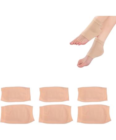 Moisturizing Gel Heel Socks Versatile Open Toe Heel Socks Nylon Breathable 3 Pairs Easy to Wear Soft for Hard Heels (Fabaterqk5mscnzr1-12) - Buy Online on GoSupps.com