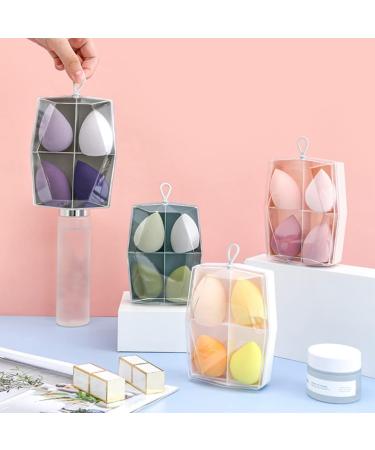 Buy Minkissy 2Pcs Beauty Egg Storage Box - Makeup Sponge Holder & Cosmetic Organizer for Travel | International Shipping Available - Buy Online on GoSupps.com