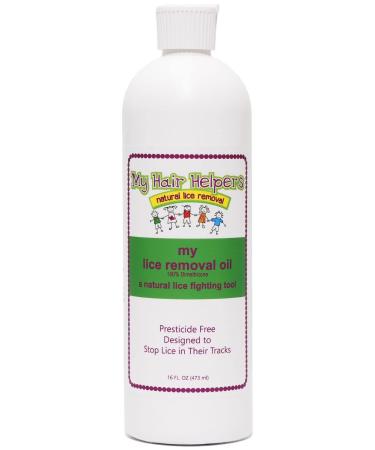 Dimethicone Oil for Lice Removal | Kid-Safe Treatment Naturally Kills Lice and Their Eggs | 16 fl Ounces | Treats 2-3 People 16 Ounce