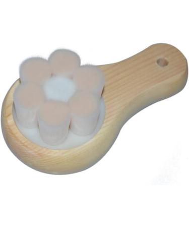 Beavorty 1pc Face Wash Brush Facial Brush Manual Face Scrub Brush Facial Cleanser Brush Silicone Facial Cleaning Brush Facial Exfoliating Brush Electric Washbasin Wooden - Buy Online on GoSupps.com
