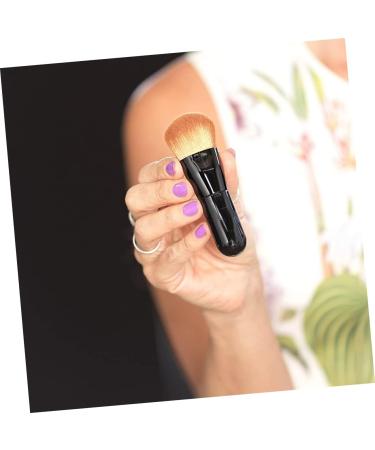 DRESSOOS Powder Foundation Brush 1Pc Foundation Brush buffing brush loose powder brush Silkier makeup brush Soft makeup brush fluffy makeup foundation makeup Face Eyeshadow cosmetic - Buy Online on GoSupps.com