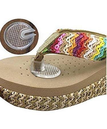5 Pairs Clear Silicone Thong Sandal Toe Protectors - Gel Cushions for Sandal Flip Flops - Style B - Buy Online on GoSupps.com