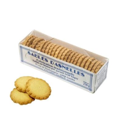 Les Sabl s d'Asnelles Box of Asnelles Shortbread Cookies - 250g - Normandy Products
