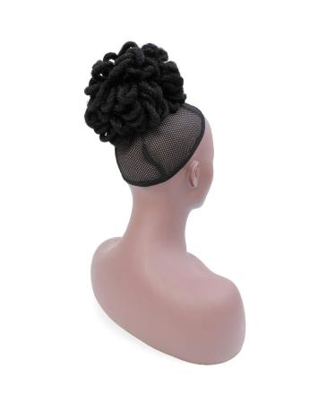 Liliyab Loc Bun Dreadlock Afro High Puff Drawstring Ponytail for Black Women - Buy Online on GoSupps.com