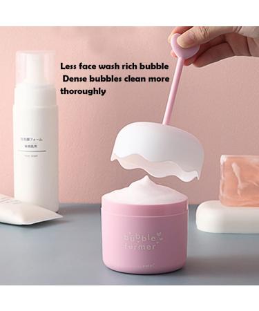 Face Wash Foam Maker | Pink Facial Cleanser Foam Whip Bubble Tool | Deep Skin Care Cleaner for Home & Travel - Buy Online on GoSupps.com