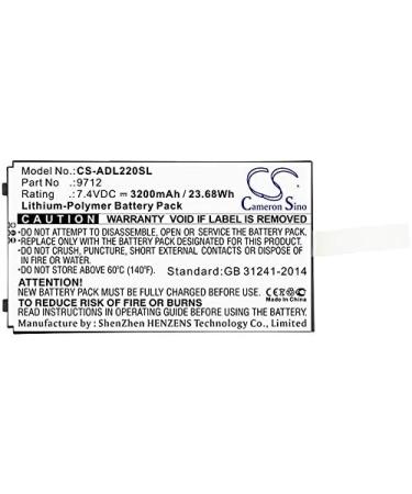 Buy DCH 3200mAh 9712 Battery Replacement for Additel ADT 223A & ADT 672 - Fast International Shipping - Buy Online on GoSupps.com