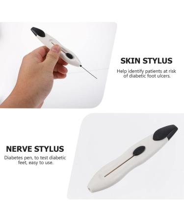 24Pcs Diabetic Test Pen with Monofilament Tester Foot Probe Needles - Home & Travel Diagnostic Tool for Diabetes Nerve Skin Test - Buy Online on GoSupps.com