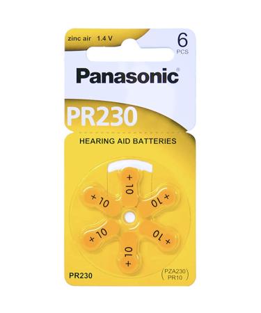 Panasonic Hearing Aid Batteries Size 10 PR70 (60 Batteries)
