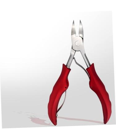 MERRYHAPY 1pc Nail Clippers Thick Nail Scissors Nail Salon Tools Dead Skin Scissors Nail Art Kit Podiatrist Fingernail Kit Manicure Pedicure Kit Angled Nail Clipper Pedicure Tool Red Rubber - Buy Online on GoSupps.com