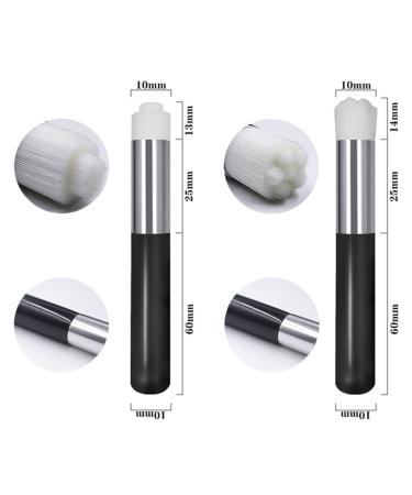 30 Pieces Lash Shampoo Brushes - Deep Cleaning Tool for Eyelash Extensions & Pore Cleansing - Blackhead Remover & Facial Cleansing Brush - A-Silver-Back - Buy Online on GoSupps.com
