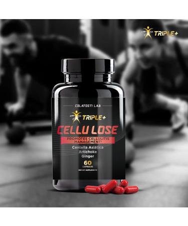 Triple+ Cellu Lose: Maximum Anti-Cellulite Action with Centella Asiatica, Artichoke, Ginger - 60 Count - Buy Online on GoSupps.com