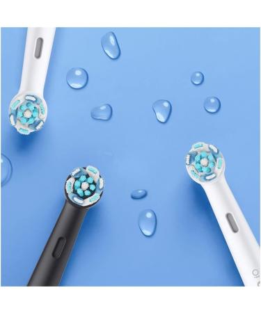 Oral-B iO4 2x Electric Toothbrushes For Adults Christmas Gifts For Women / Him 2 Toothbrush Heads & 1 Travel Case 4 Modes With Teeth Whitening UK 2 Pin Plug Black and White + Refills Black Travel - Buy Online on GoSupps.com