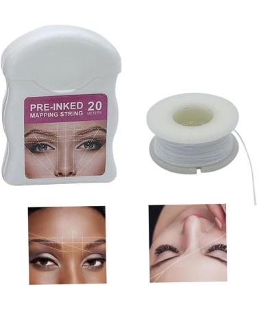 Eyebrow Mapping String Pre-Inked Mapping Brows String Microblading Mapping String Microblading Brows String Supplies White - Buy Online on GoSupps.com