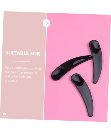FRCOLOR 300 Pcs Mini Plastic Spoons - Face Mask Scoops & Cosmetic Spatula Set for Skincare | Black Eye Cream Applicator - Ideal Beauty Tools - Buy Online on GoSupps.com