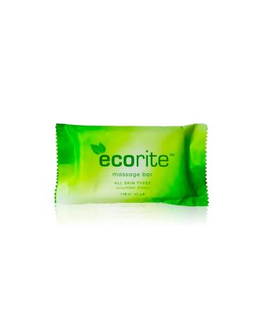 Ecorite Cucumber-Melon 1.5 oz Massage Bar (Pack of 288) - Travel Size Vacation Rental and Hotel Amenities