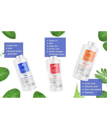 Skin Care Facial Beauty Aqua Peel Solution 400ml Per Bottle Face Cleansing & Moisturizing Elitzia ETYYS123 Tricolor 450 Fl Oz Pack of 3 - Buy Online on GoSupps.com