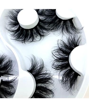 HBZGTLAD 2021 25mm 3D Faux Mink Cross False Eyelashes - 5 Pairs of Handmade Thick Eye Lashes for Stunning Makeup | International Shipping Available - Buy Online on GoSupps.com