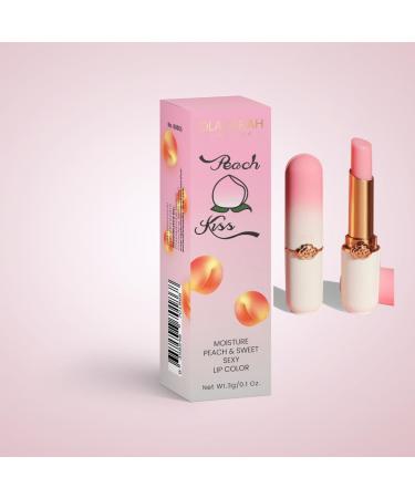 Peach Moisturizing Lip Gloss & Balm - Long Lasting Hydration Sweet Pink Color Anti-Drying Formula (Set of 2 1 Fl. oz) - Shop Internationally - Buy Online on GoSupps.com