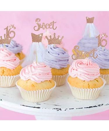 SNUNGPHIR Happy Birthday Cake Topper Acrylic Cupcake Topper for Various Birthday Cake Decorations UKCT-JS1013-015 - Buy Online on GoSupps.com