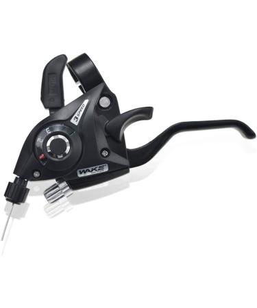 LITEONE 3x7 Bicycle Brake Levers Shifter with Gear Indicator, V Brake Cable - 21 Speed for Mountain Bike, Road Bike, MTB, BMX, Fixie Gear - Buy Online on GoSupps.com