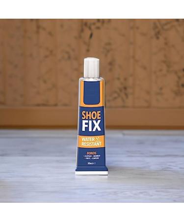 Tomsey Shoe Repair Glue - Shoe Glue 30ml Water Resistant Glue for Permanent Shoe Repair - Bonds Leather Rubber Vinyl and Canvas Shoe Sole - Buy Online on GoSupps.com