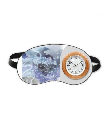 Ink Watercolor Shading Sleep Eye Head Clock Travel Shade Cover