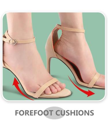 Shop 3 Pairs Nonslip Foot Pad Inserts for High Heels | Self-Adhesive Metatarsal & Forefoot Pads - Ideal Foot Supplies for Comfort and Stability - Buy Online on GoSupps.com