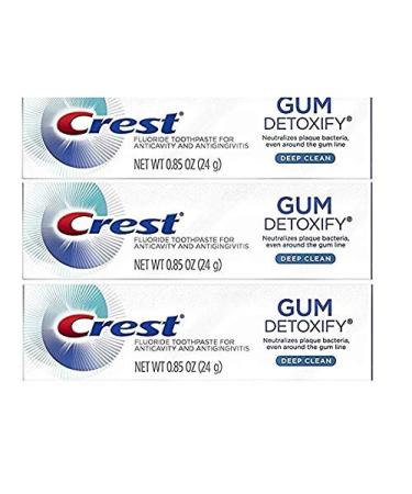 Crest Crest Detoxify Toothpaste Deep Clean Travel Size 24 grams (26 ml) - Pack of 3