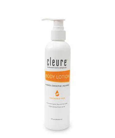 Cleure Body Lotion for Sensitive Skin - Daily Moisturizer with Shea Butter & Vitamin E - Fragrance Free Gluten Free Paraben Free (8 oz Pack of 1) 8 Fl Oz (Pack of 1)