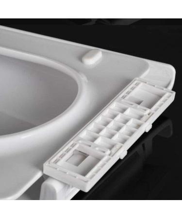 Heavy Duty UF Toilet Seats Rounded Square Toilet Seat (Width 355 Length 44-47cm) Soft Close Toilet Seat Thickened Household Toilet Seat Cover Little Surprise - Buy Online on GoSupps.com