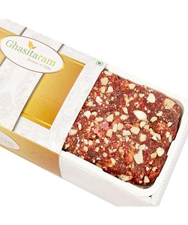 Ghasitaram Gifts Valentines Gift for Girlfriend/Boyfriend/Husband and Wife - Valentine Sweets - Kaju Anjeer/Figs Cake