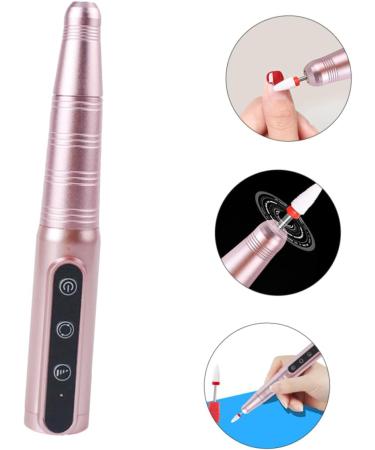minkissy Nail Polisher Electric Nail File Electric Nail Drills Gel Nails Drill Professional Manicure Kit Nail Polish Drill Electric Nail Drill Pen Cat Nail File Tool Portable Aluminum Alloy - Buy Online on GoSupps.com