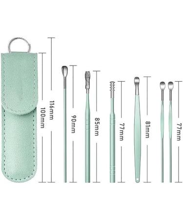 Portable Ear Cleaner Stainless Steel Ear Spoon Set Stainless Steel Ear Wax Remover Reusable Stainless Steel Ear Wax Remover Set Ear Wax Easily Removed Ideal for Personal and Home Use(C) - Buy Online on GoSupps.com