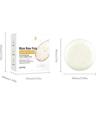  Wootapson 2pcs Anti Hair Loss Rice Shampoo Bar Shampoo Bar Rice Water Hair Growth Soap To Moisturize Hair Growth Makes Hair Soft And - Buy Online on GoSupps.com