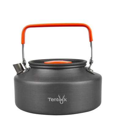Tentock Camping Kettle Backpacking Compact Tea Pot 1.1L Lightweight Aluminum Water Kettle Coffee Pot for Camping Picnic Backpacking Hiking