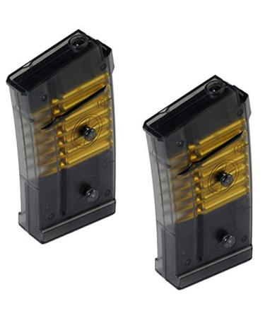 (2X) Double Eagle M82 M82P Spare Clip or Magazine for Tactical Airsoft AEG Rifle