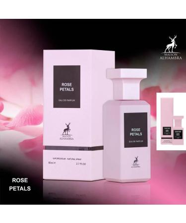 ALHAMBRA ROSE PETALS EAU DE PARFUM 80ml | LUXURY LONG LASTING FRAGRANCE | PREMIUM IMPORTED FRAGRANCE SCENT FOR MEN AND WOMEN | PERFUME GIFT SET | ALL OCCASION (Pack of 1) - Buy Online on GoSupps.com