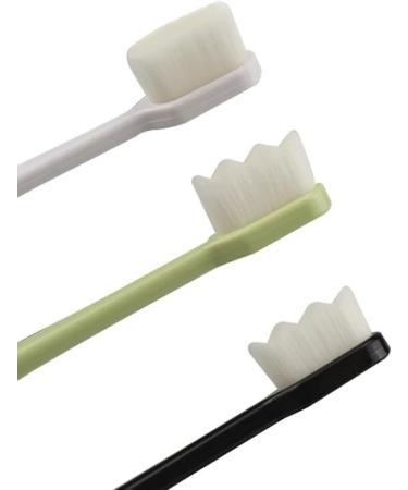 Suicra Micron Ultra-Fine Soft Toothbrush - 1 Piece Nano Bristle Travel Brush for Deep Cleaning & Gum Protection (White) - Buy Online on GoSupps.com