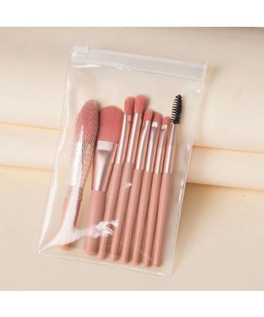 Mini 8 Travel Makeup Brush Set - Perfect Bridesmaid Gift & Foundation Brush for On-the-Go Beauty - Buy Online on GoSupps.com