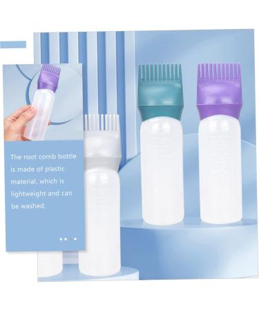 6pi ces Flacon Applicateur Racine Pour Coloration Cheveux Plastique L ger Avec Peigne Gradu R utilisable Pour Usage Maison Et Professionnel - Buy Online on GoSupps.com