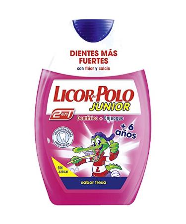 Pasta De Dientes Para Niños +6 Años Junior Licor Del Polo 2 In 1 75ml