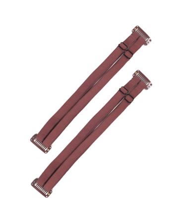 Face Lifting Bands 2 pcs Invisible Slimming Strap Anti Wrinkle Patch Strips Face Slimming Tools for Dpuble Clips Brown
