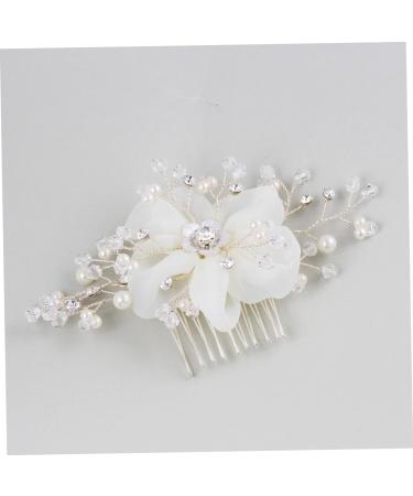 FRCOLOR Crystal Hair Comb Tiara Bridal Hair Comb Decor Hair Comb Decorate Bride Wedding - Buy Online on GoSupps.com