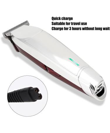 Buy USB Rechargeable Hair Trimmers for Men - Professional Electric Hair Clippers & Beard Trimmer (Silver) - International Shipping Available - Buy Online on GoSupps.com